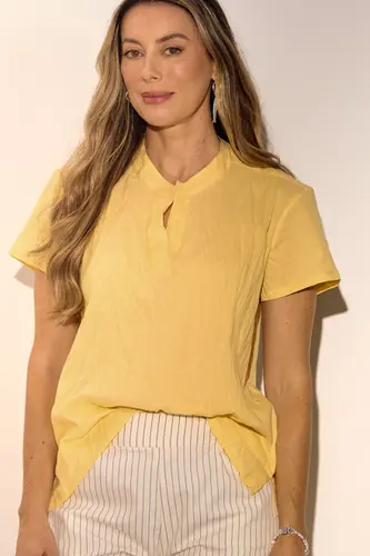 BLUSA VOIL ALGODÃO ABERTURA DEGOLO