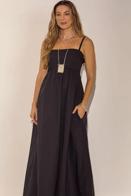 VESTIDO ALGODÃO ''E'' ALÇA