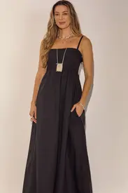 VESTIDO ALGODÃO ''E'' ALÇA