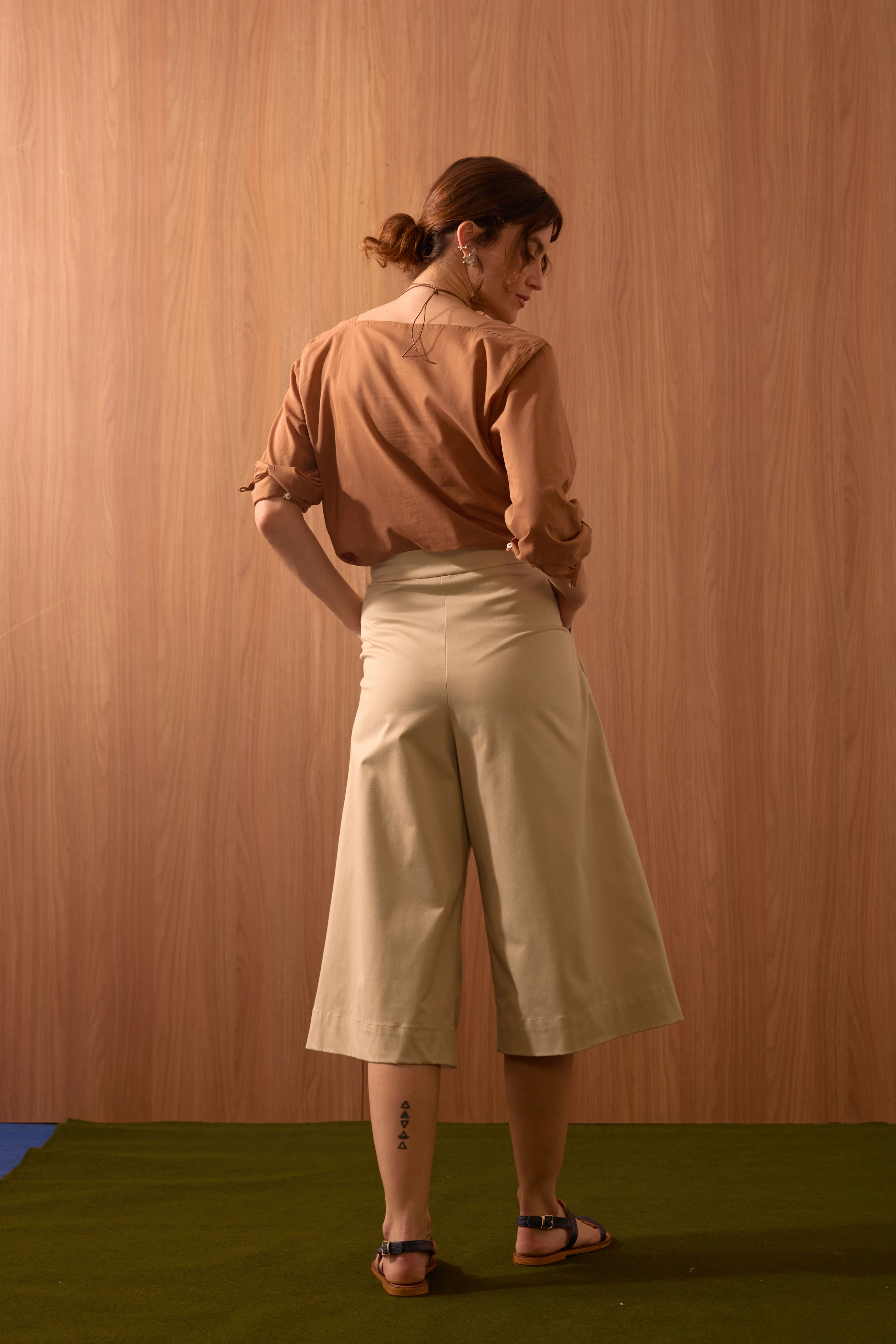 SAIA/CALÇA ALGODÃO