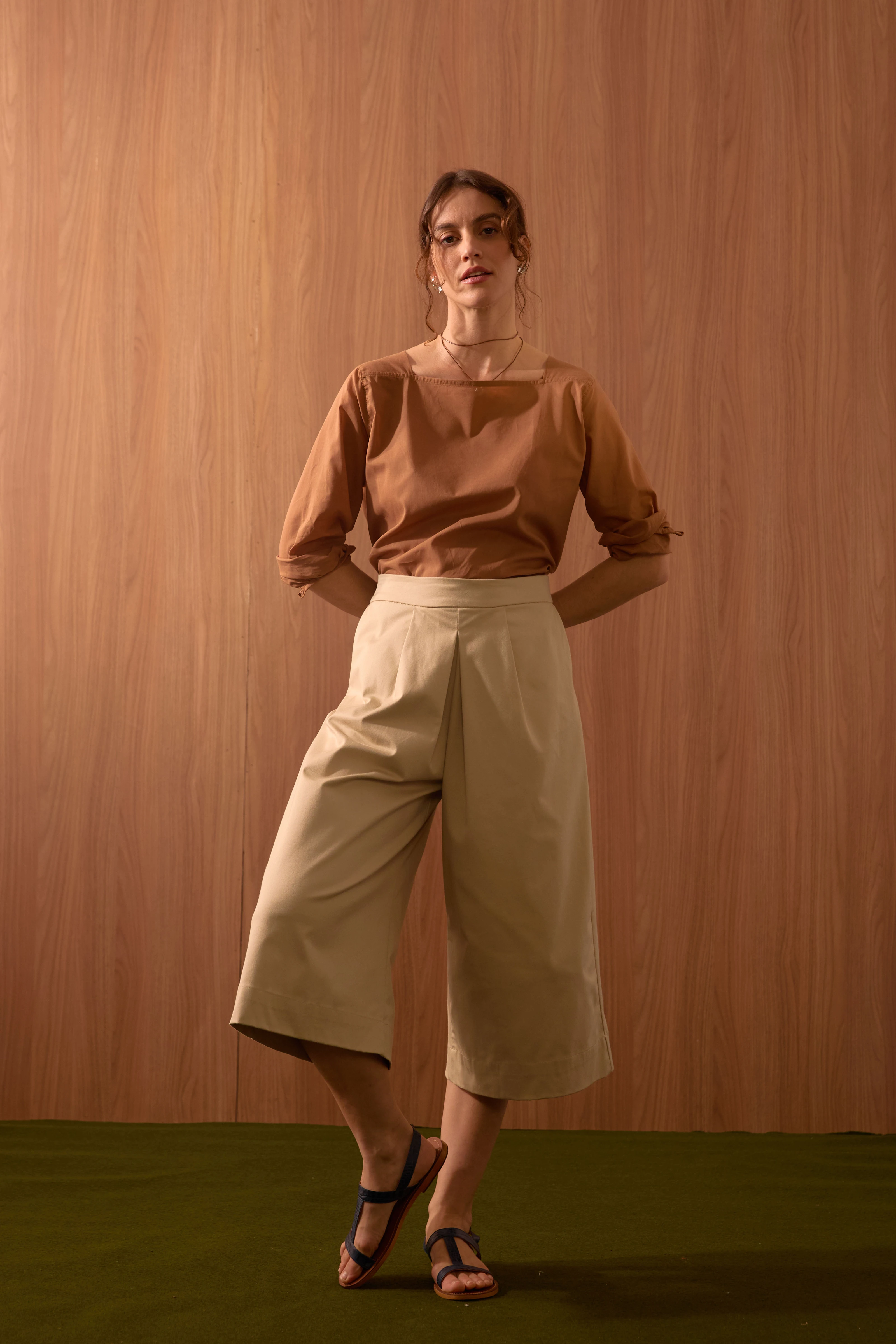 SAIA/CALÇA ALGODÃO