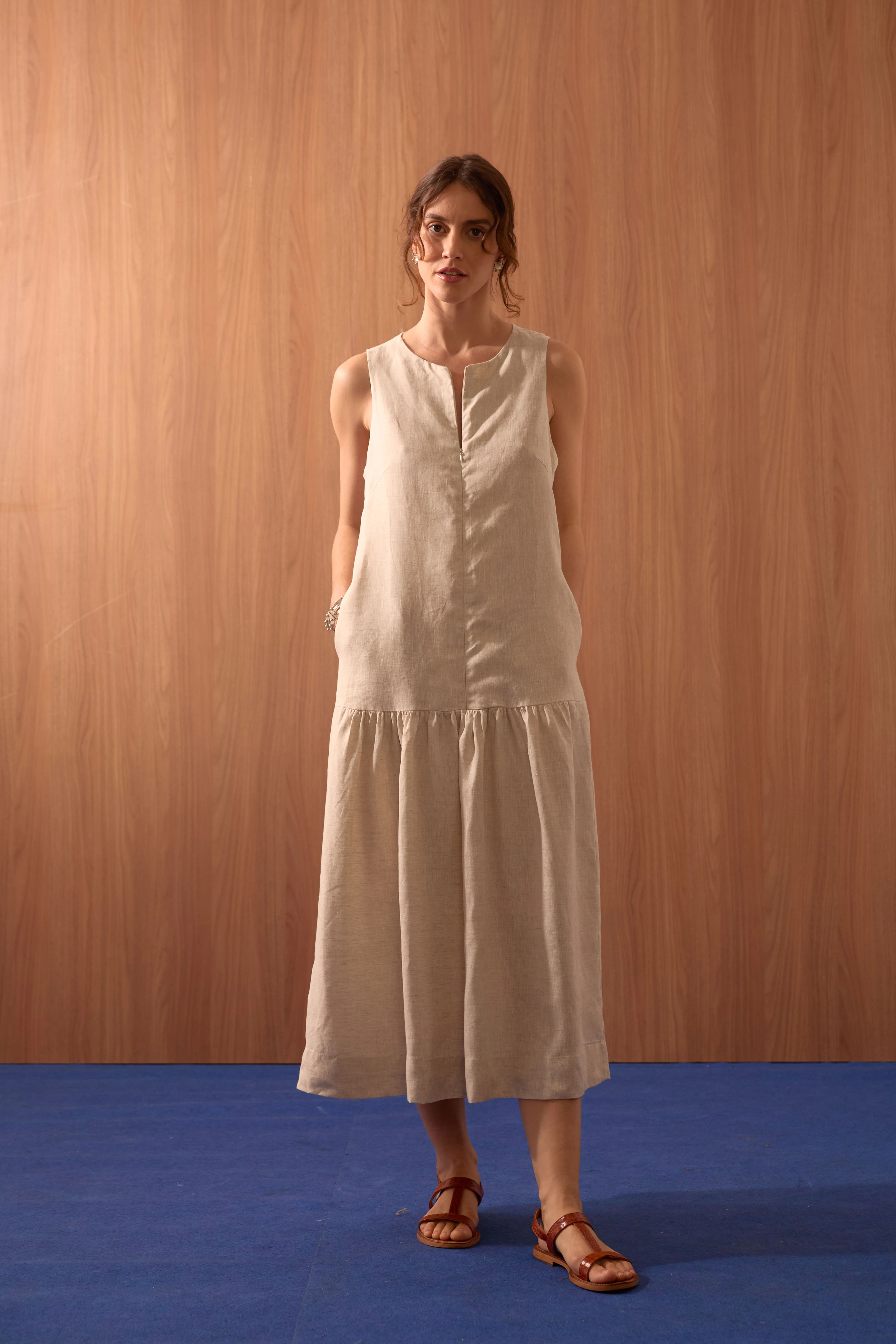VESTIDO LINHO FECHO