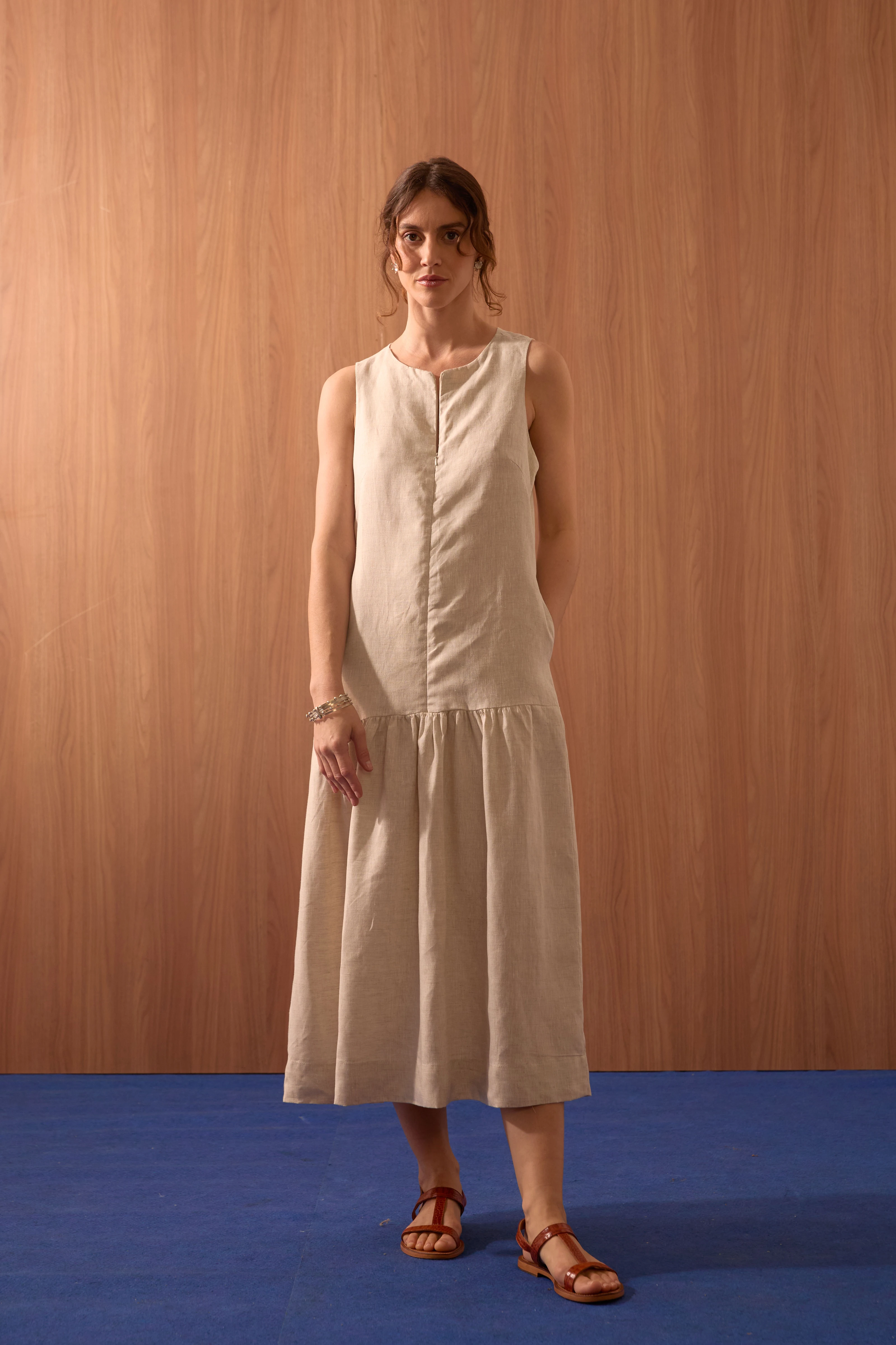 VESTIDO LINHO FECHO